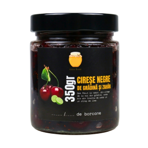 Gem de cireșe negre și lime