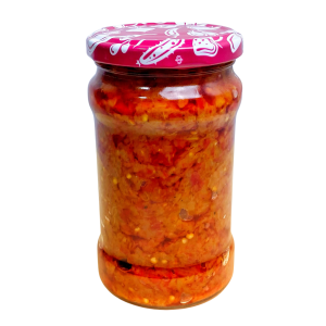 Zacuscă „forță” de vinete coapte pe plită