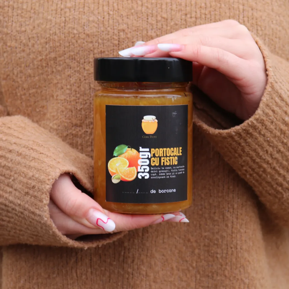 Gem de portocale cu fistic - imagine 3